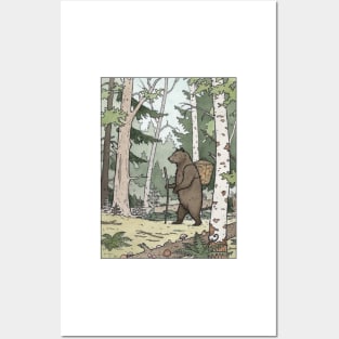 Bear in the Woods Posters and Art